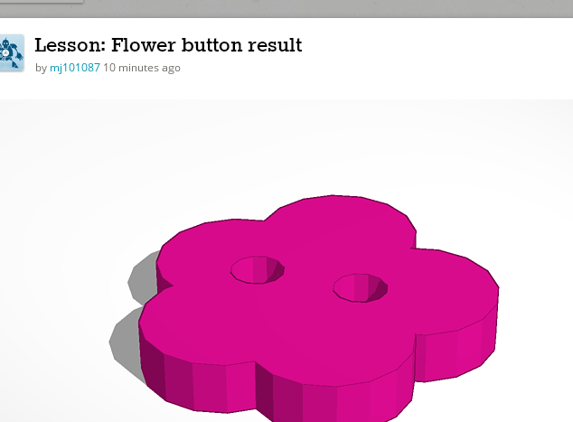 附件 FireShot Capture 6 - Lesson_ Flower button result I Tinkerc_ - https___www.tinkercad.com_things_e7.png